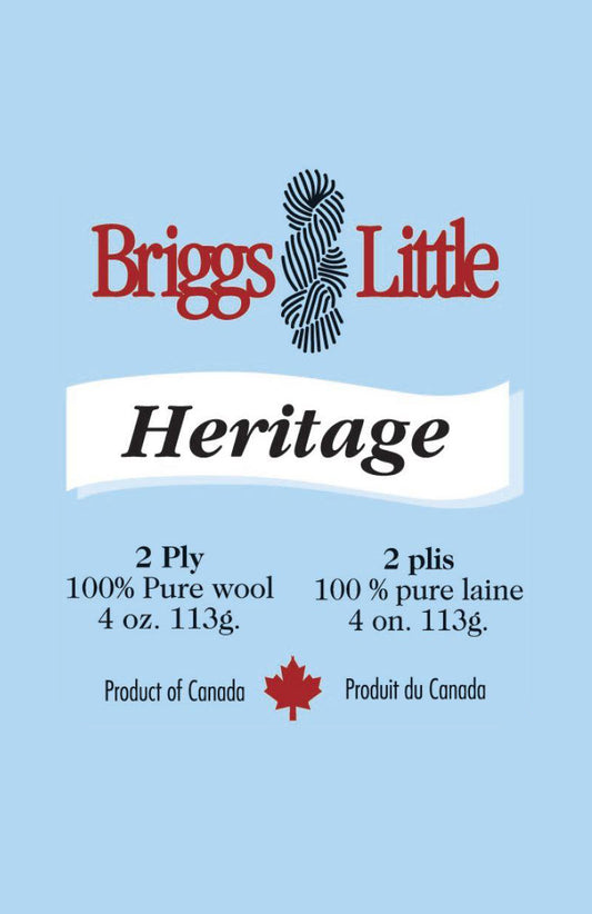 Briggs & Little Heritage yarn — manufacturer reference image